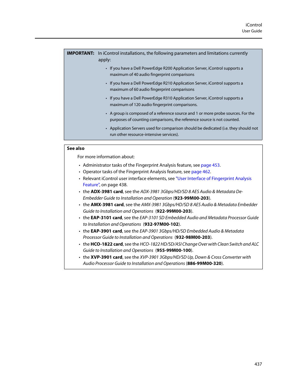 Grass Valley iControl V.6.02 User Manual | Page 447 / 610