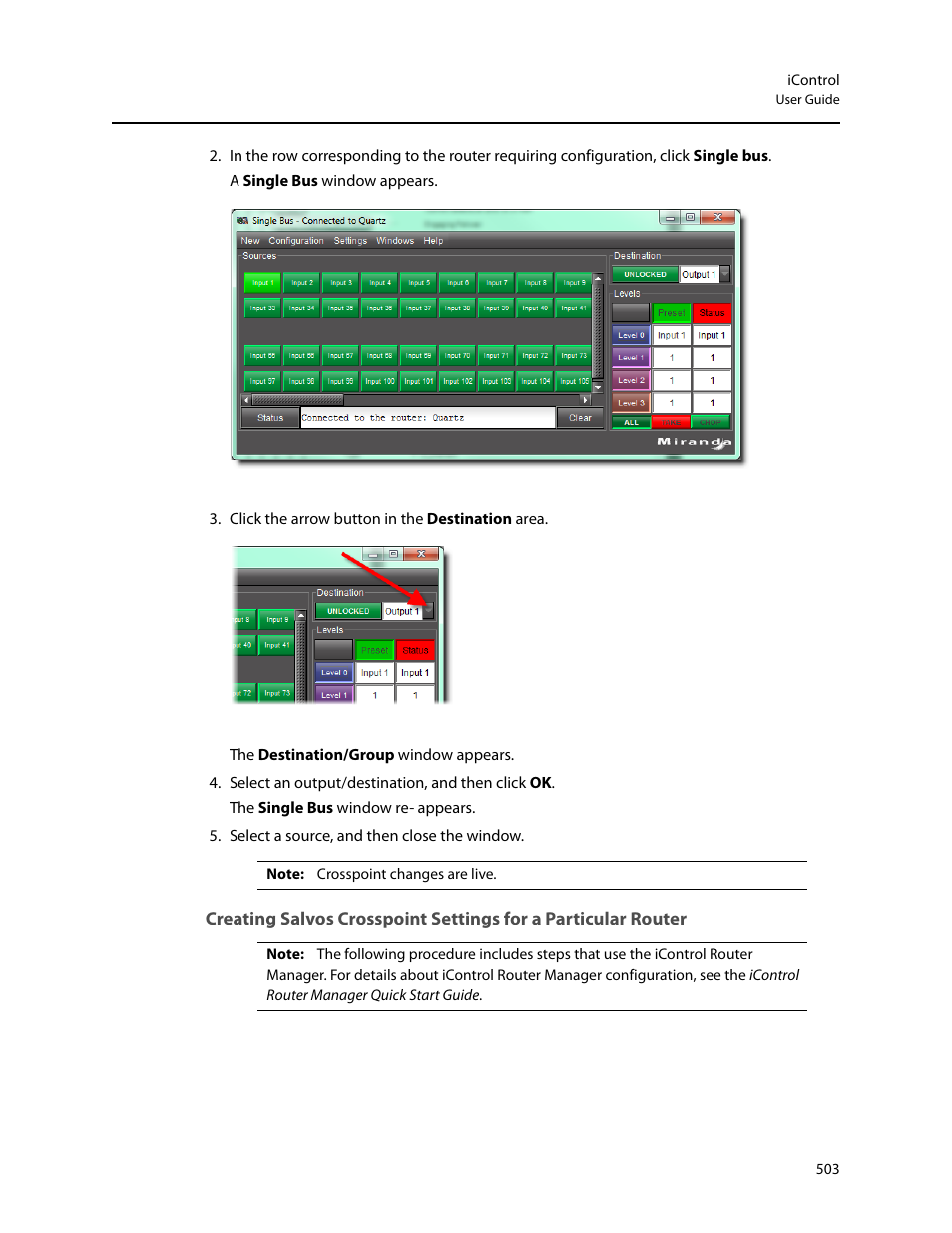 Grass Valley iControl V.6.02 User Manual | Page 513 / 610