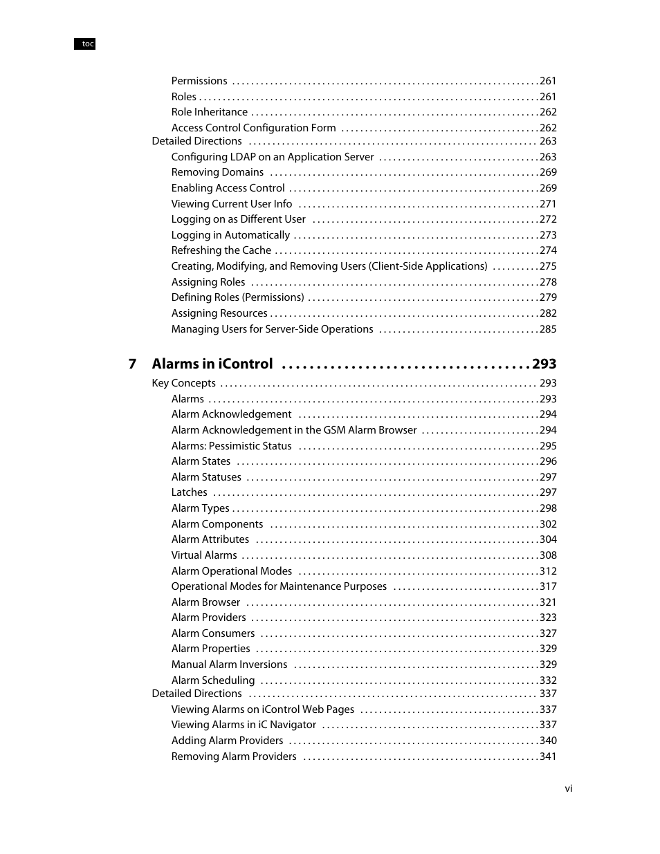 7alarms in icontrol | Grass Valley iControl V.6.02 User Manual | Page 6 / 610