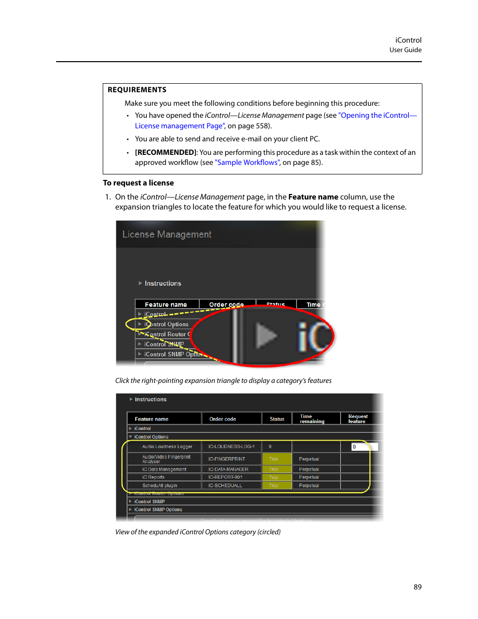Grass Valley iControl V.6.02 User Manual | Page 99 / 610