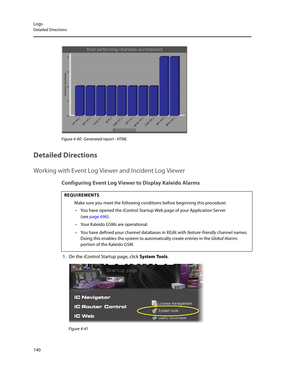 Detailed directions | Grass Valley iControl V.4.43 User Manual | Page 150 / 772