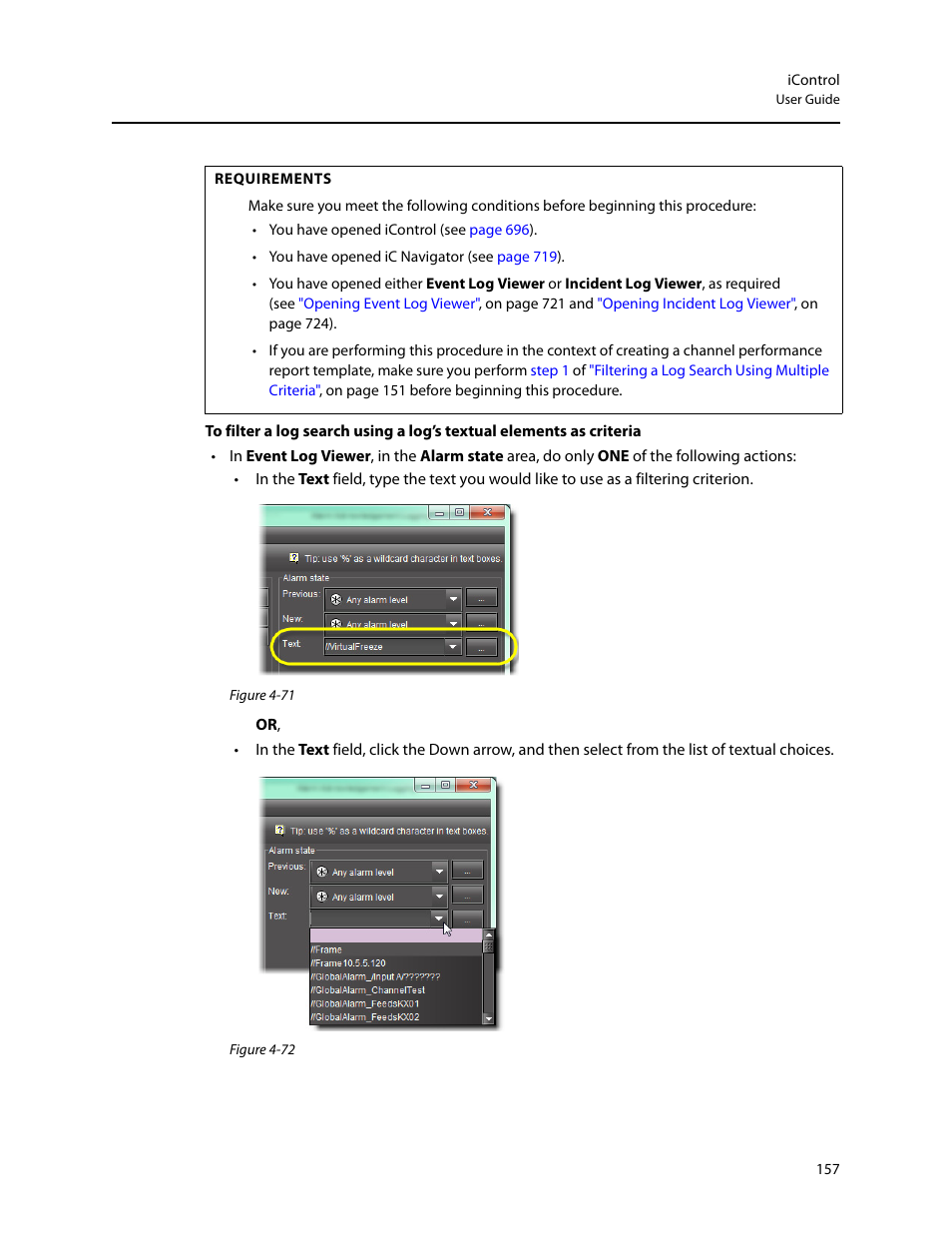 Grass Valley iControl V.4.43 User Manual | Page 167 / 772