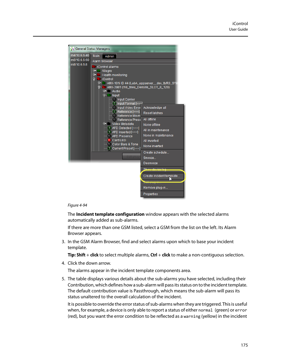 Grass Valley iControl V.4.43 User Manual | Page 185 / 772