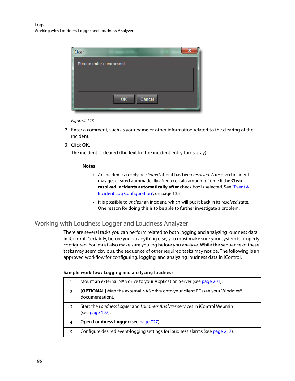 Working with loudness logger and loudness analyzer, Working with loudness logger and loudness, Analyzer | Grass Valley iControl V.4.43 User Manual | Page 206 / 772