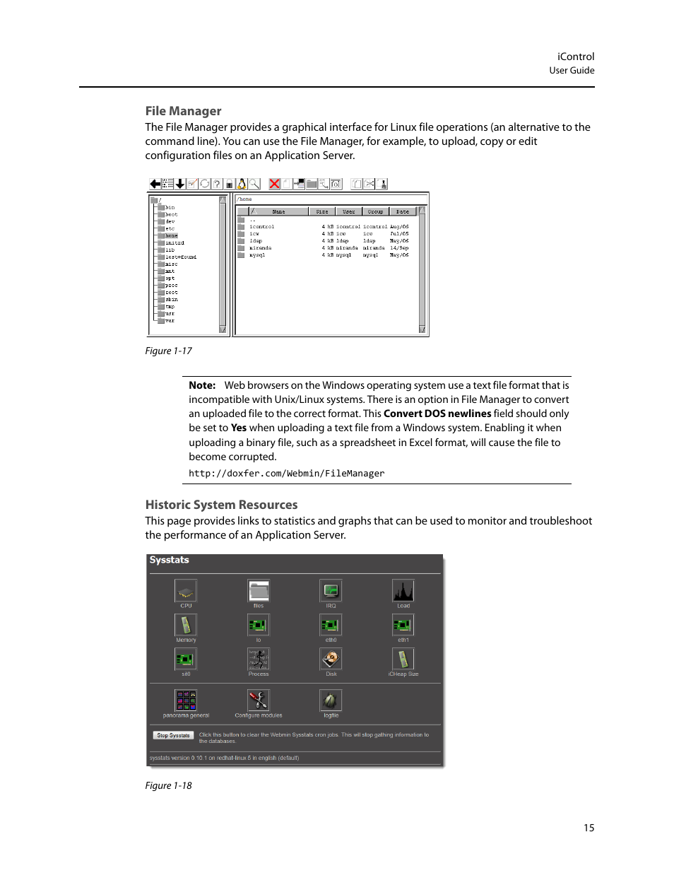 File manager, Historic system resources | Grass Valley iControl V.4.43 User Manual | Page 25 / 772