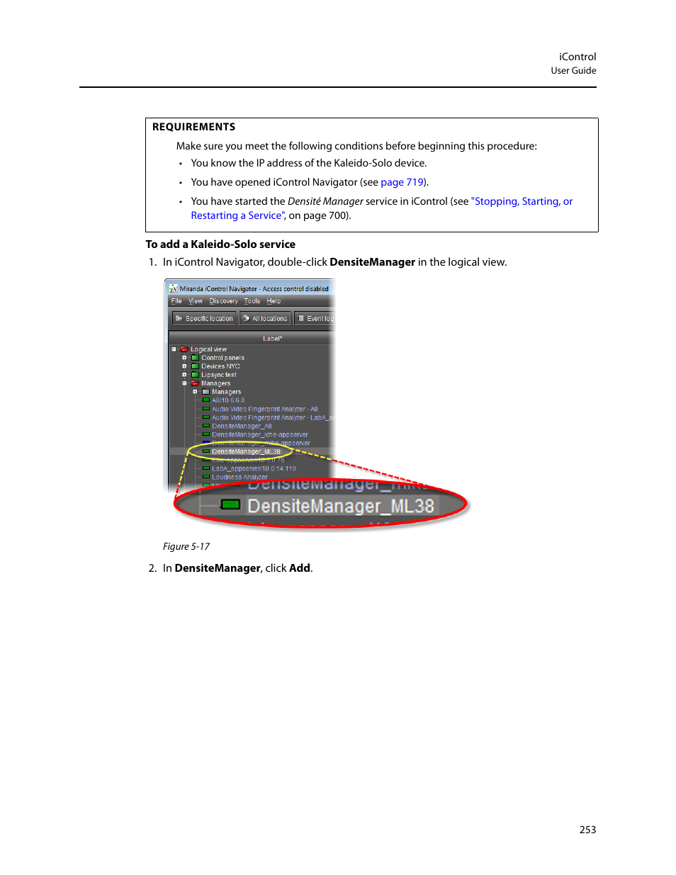 Grass Valley iControl V.4.43 User Manual | Page 263 / 772