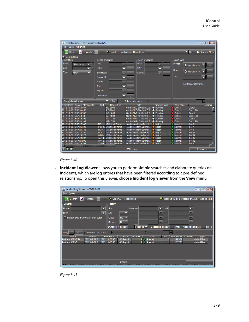 Grass Valley iControl V.4.43 User Manual | Page 389 / 772