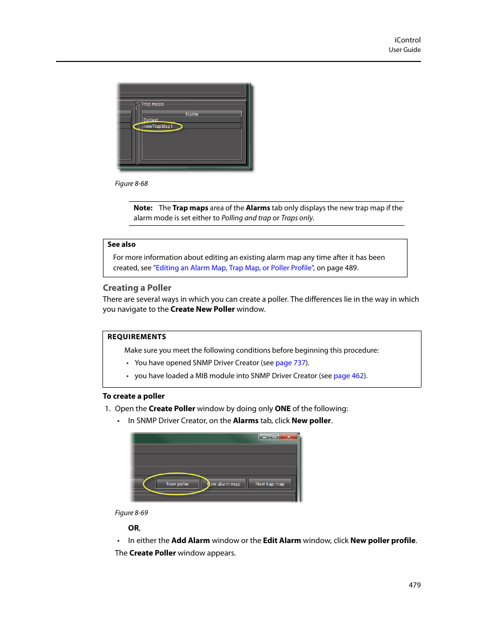 Creating a poller | Grass Valley iControl V.4.43 User Manual | Page 489 / 772