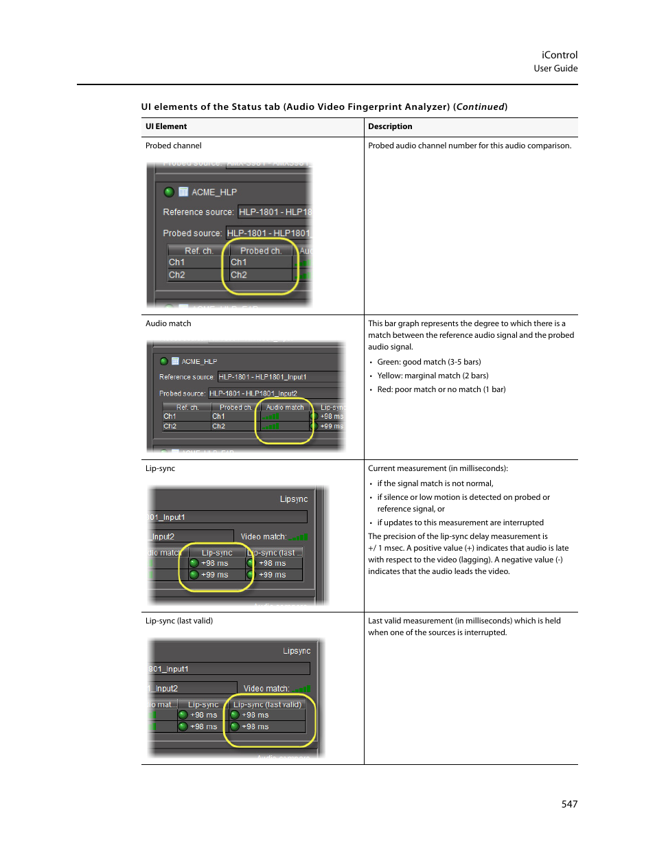 Grass Valley iControl V.4.43 User Manual | Page 557 / 772