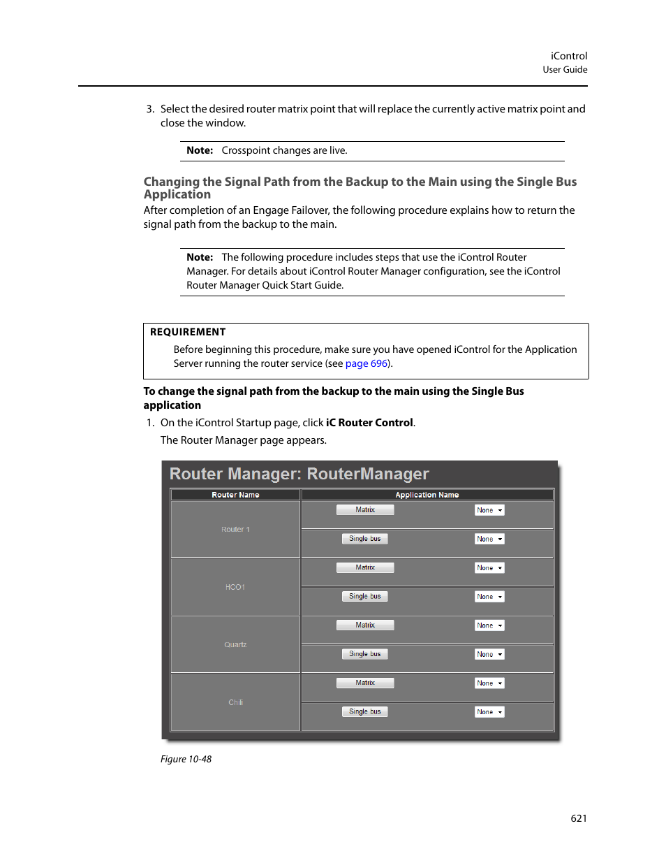 Grass Valley iControl V.4.43 User Manual | Page 631 / 772
