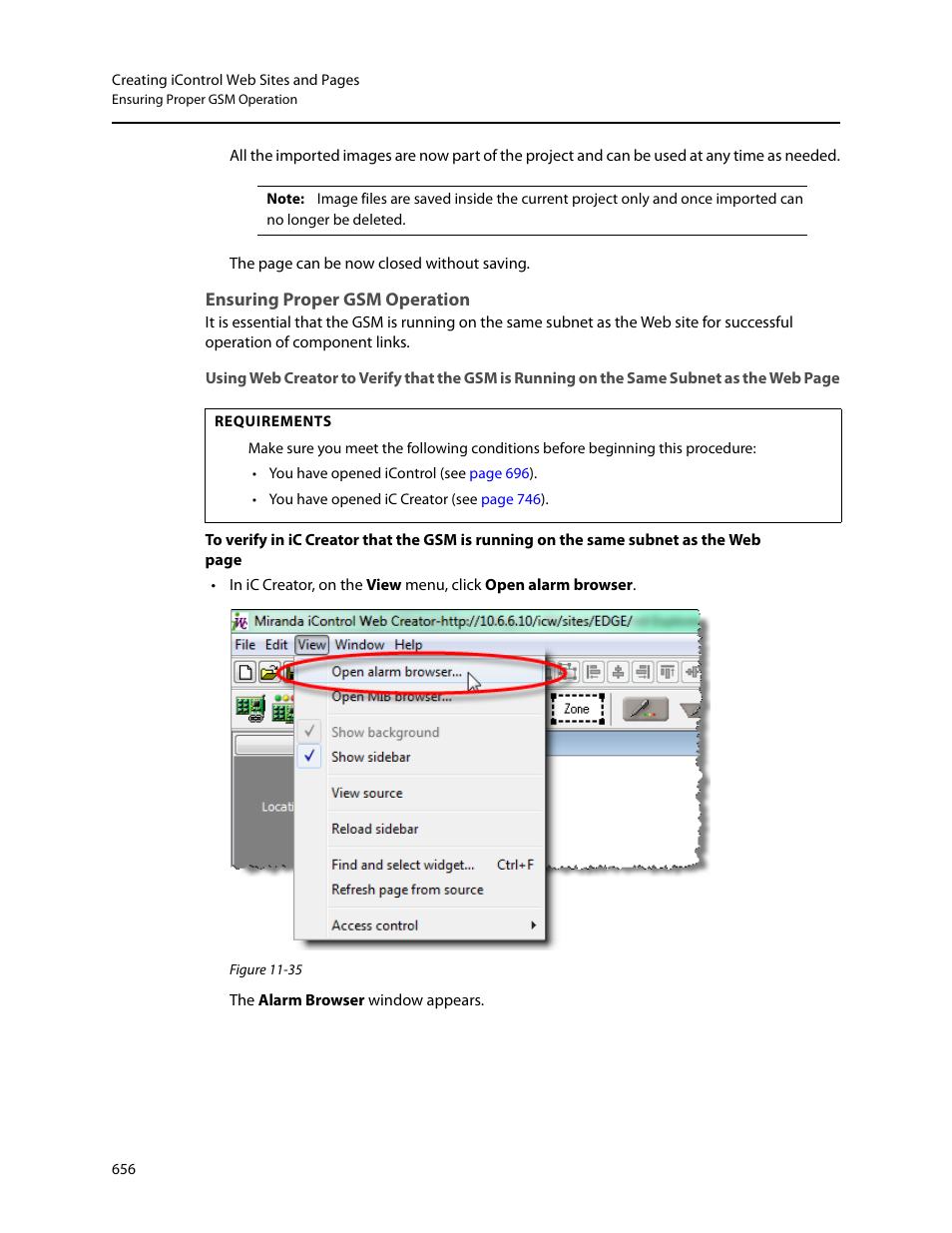 Ensuring proper gsm operation | Grass Valley iControl V.4.43 User Manual | Page 666 / 772
