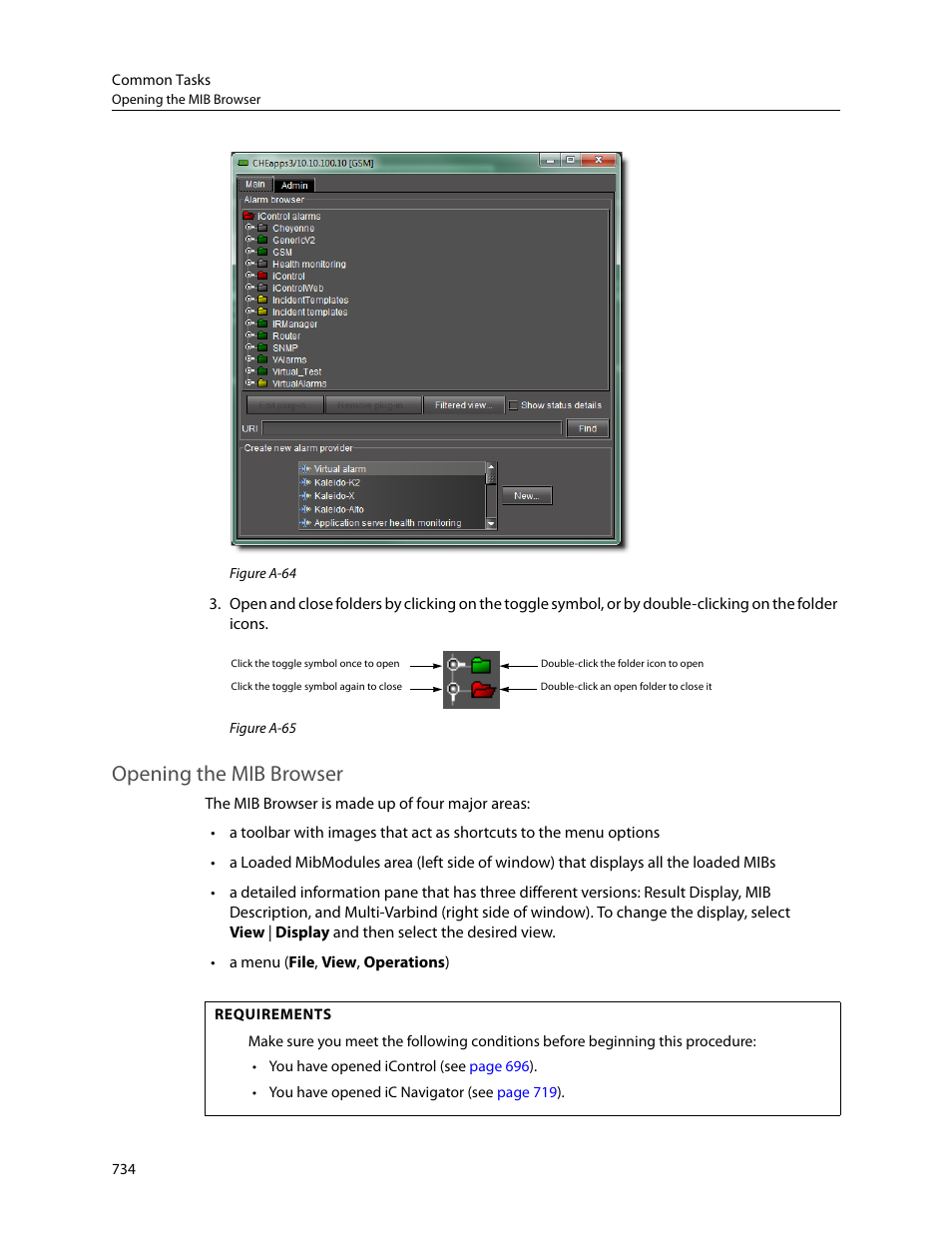 Opening the mib browser | Grass Valley iControl V.4.43 User Manual | Page 744 / 772