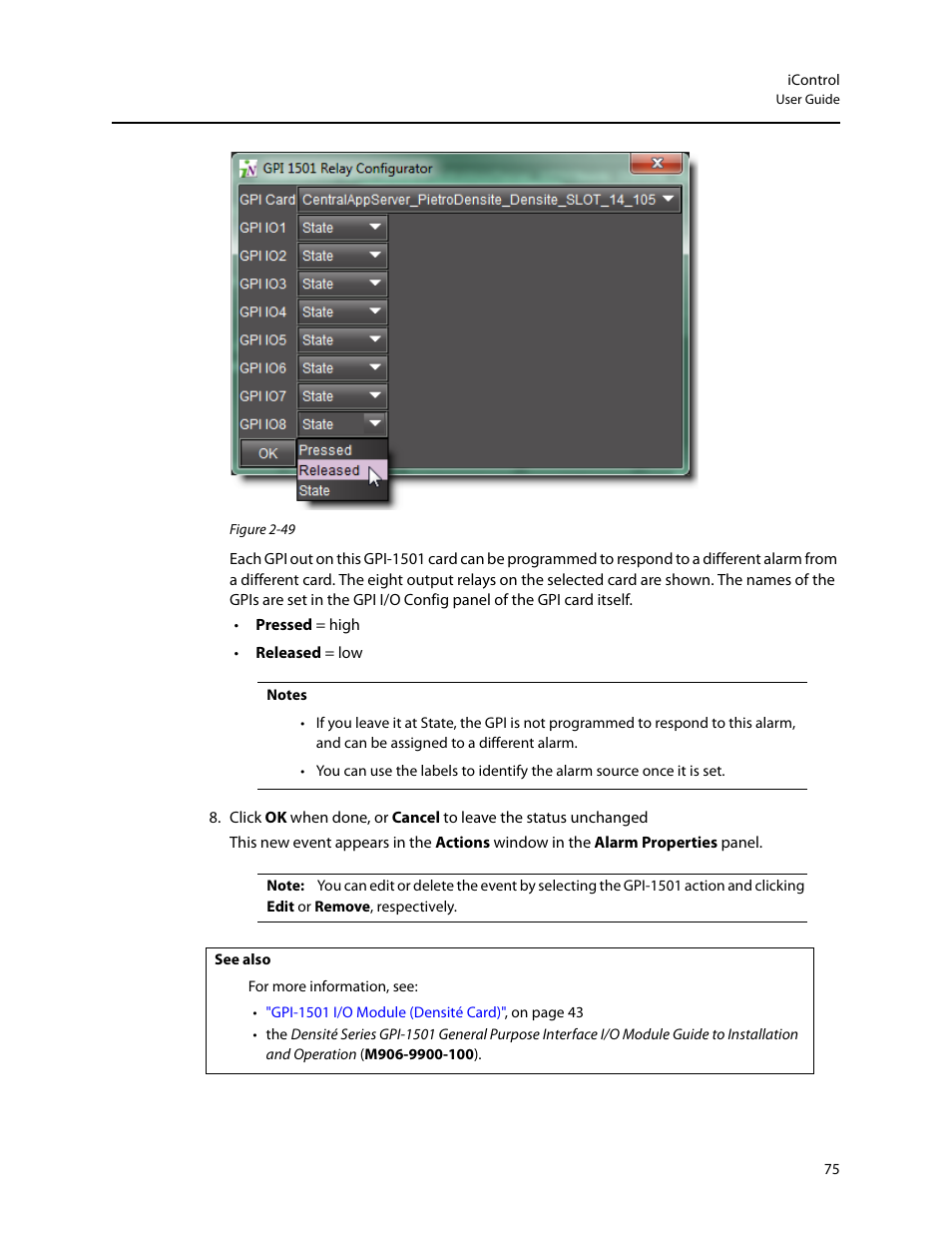 Grass Valley iControl V.4.43 User Manual | Page 85 / 772