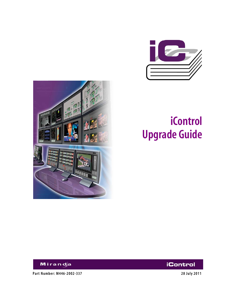 Grass Valley iControl Upgrade Guide User Manual | 17 pages