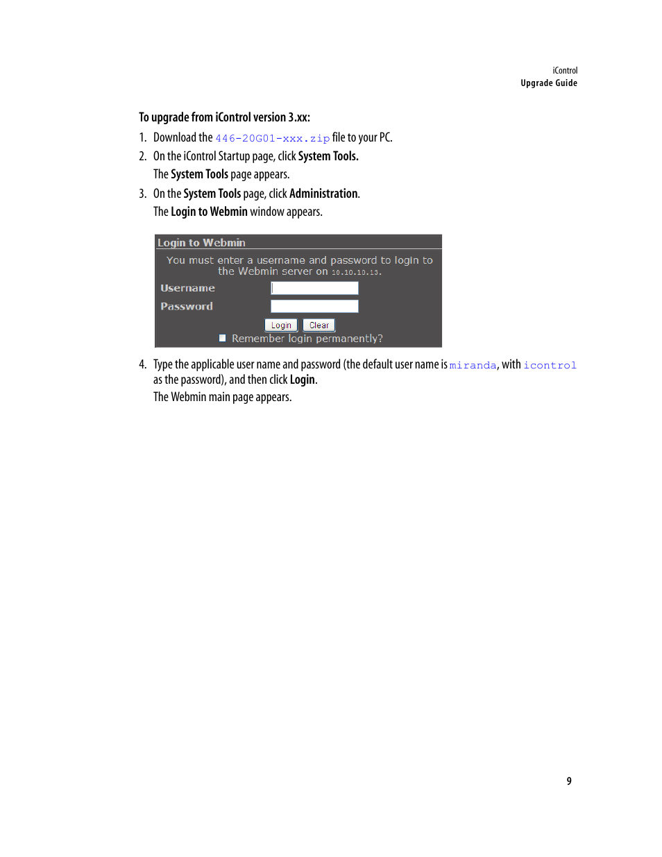 Grass Valley iControl Upgrade Guide User Manual | Page 13 / 17