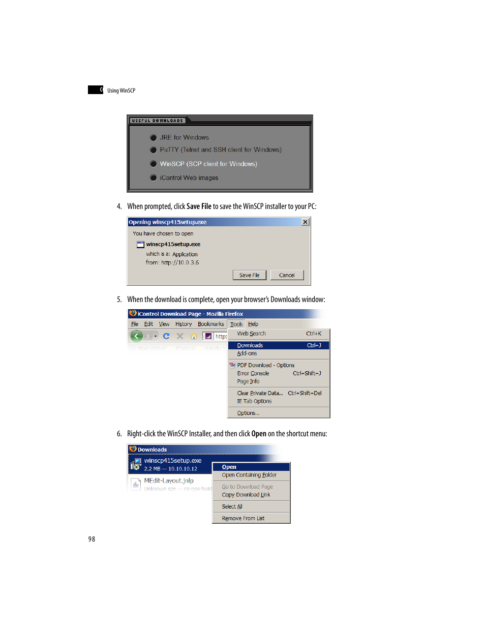 Grass Valley iControlEdge v.1.20 Installation User Manual | Page 102 / 110