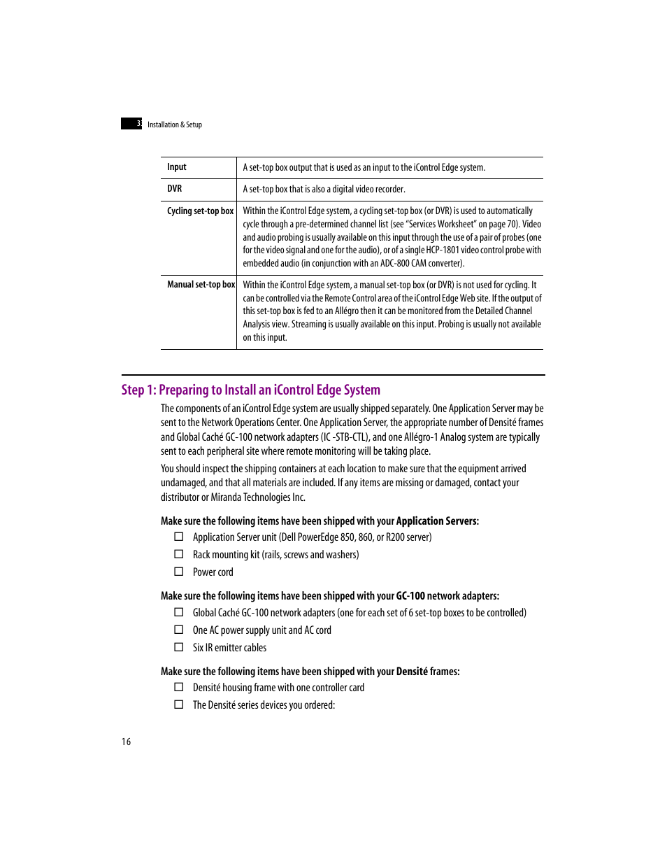 Grass Valley iControlEdge v.1.20 Installation User Manual | Page 20 / 110