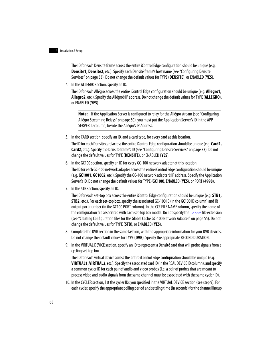 Grass Valley iControlEdge v.1.20 Installation User Manual | Page 72 / 110