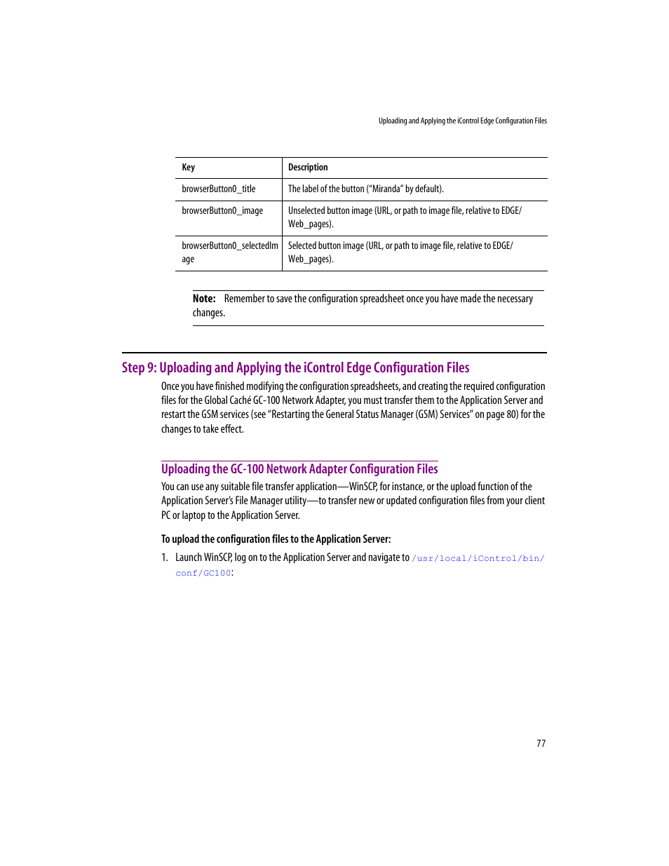 Grass Valley iControlEdge v.1.20 Installation User Manual | Page 81 / 110