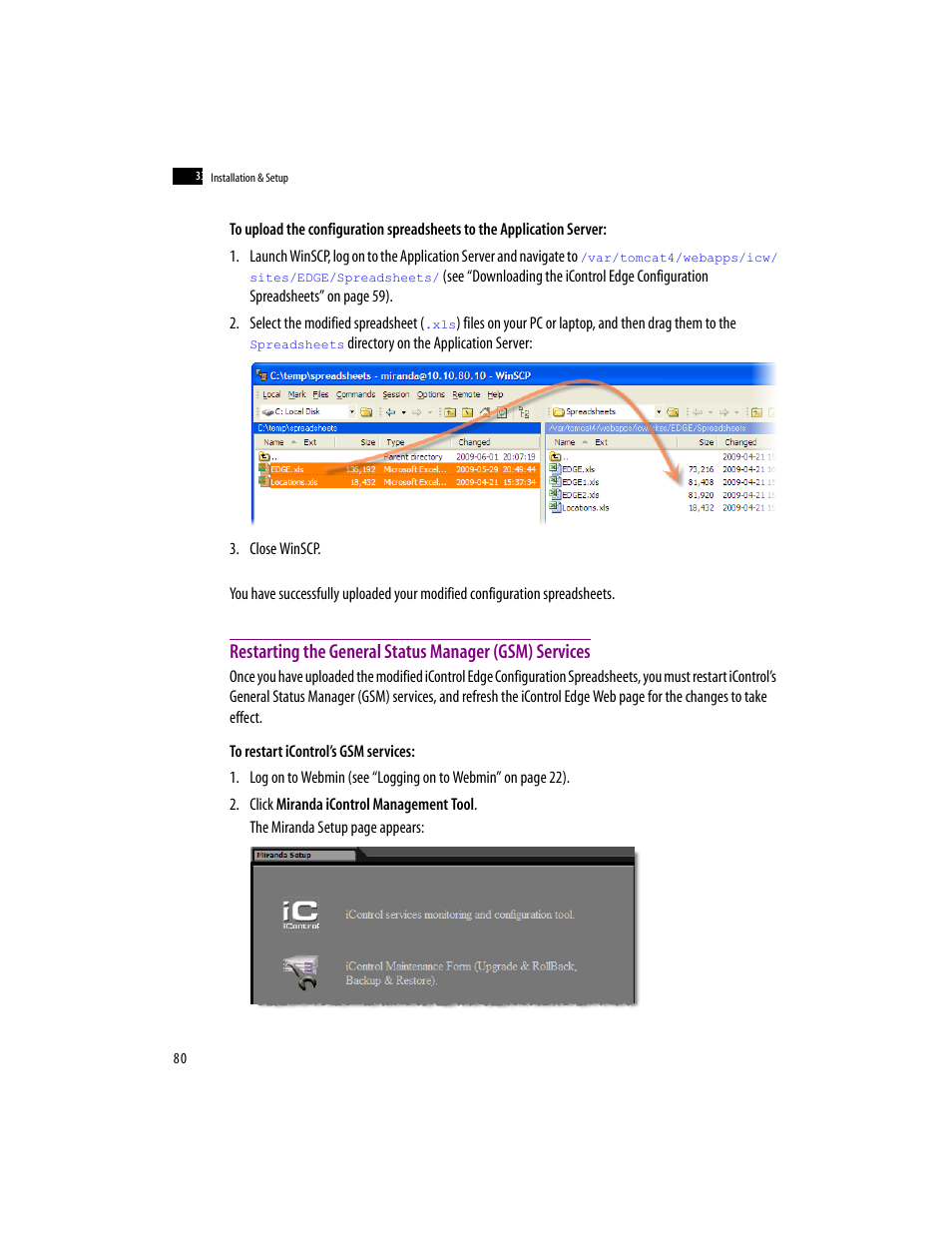 Grass Valley iControlEdge v.1.20 Installation User Manual | Page 84 / 110