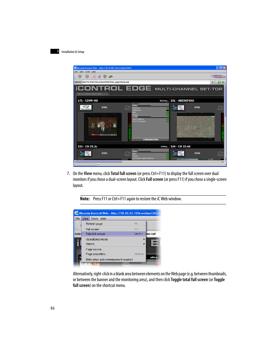 Grass Valley iControlEdge v.1.20 Installation User Manual | Page 90 / 110