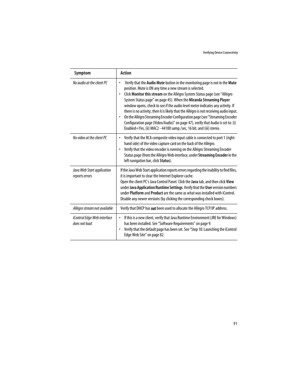 Grass Valley iControlEdge v.1.20 Installation User Manual | Page 95 / 110