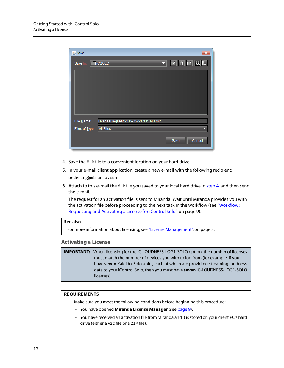 Grass Valley iControl Solo v.6.00 User Manual | Page 16 / 70