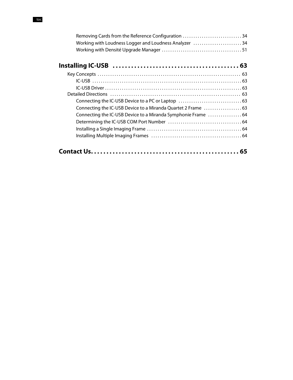 Installing ic-usb, Contact us | Grass Valley iControl Solo v.6.00 User Manual | Page 4 / 70