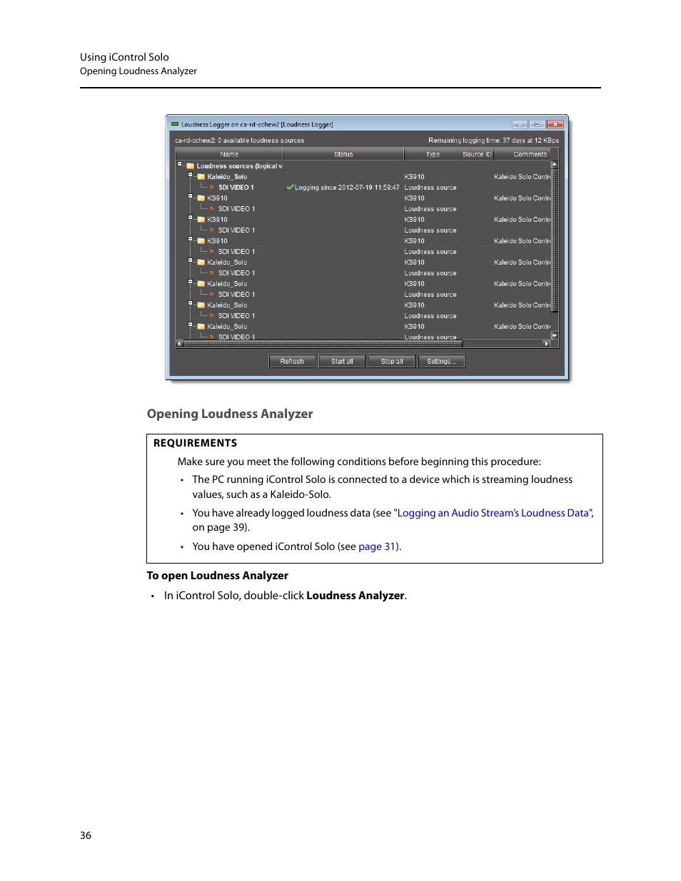 Grass Valley iControl Solo v.6.00 User Manual | Page 40 / 70