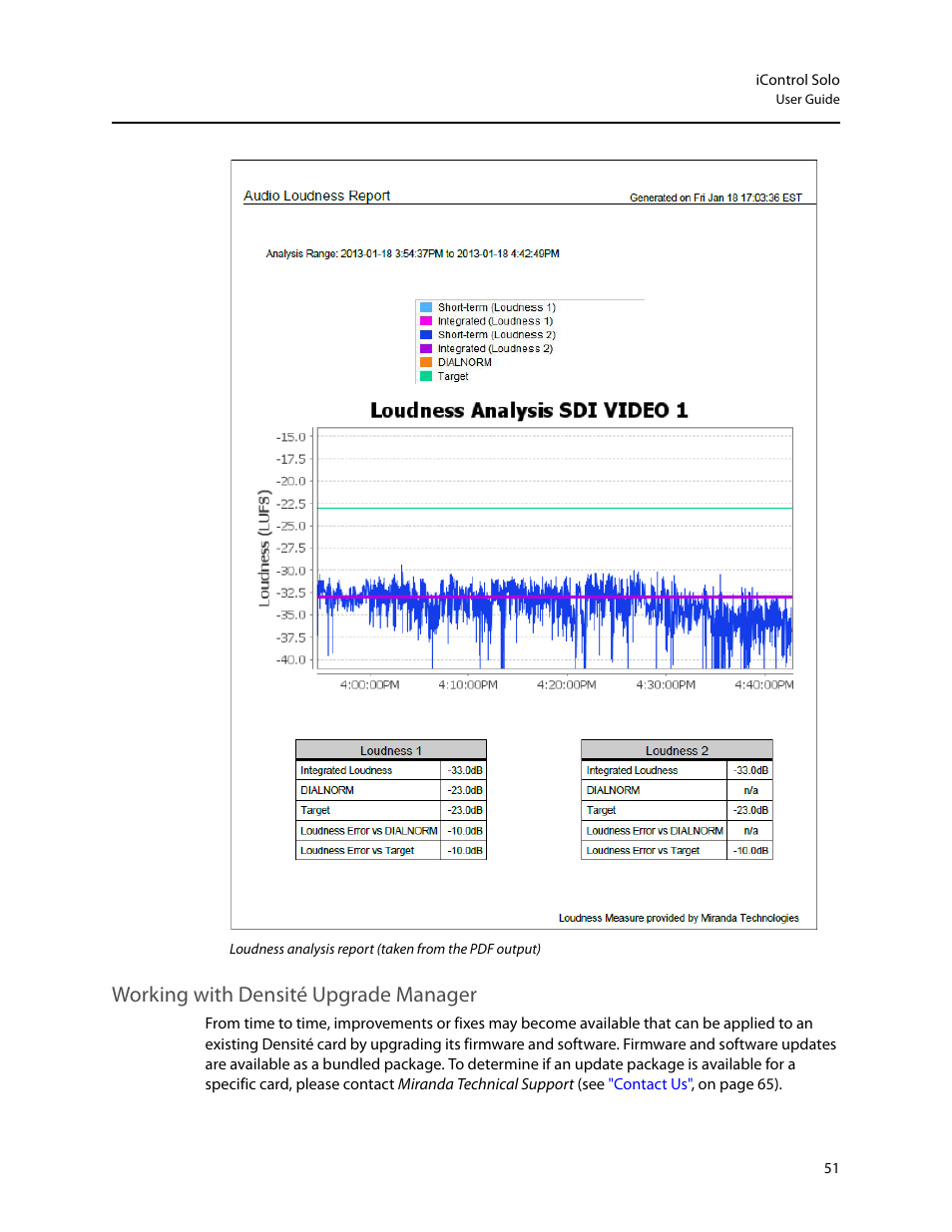 Working with densité upgrade manager | Grass Valley iControl Solo v.6.00 User Manual | Page 55 / 70