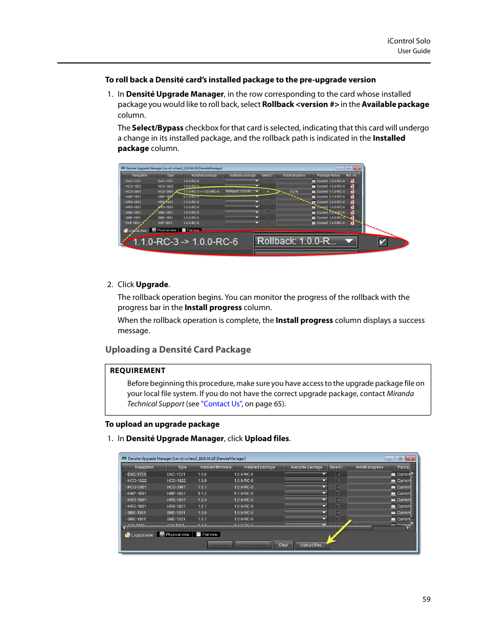 Grass Valley iControl Solo v.6.00 User Manual | Page 63 / 70