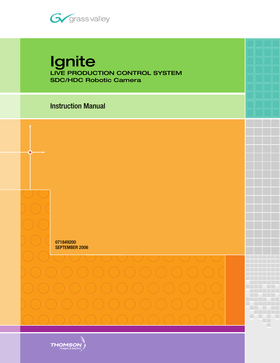 Grass Valley Ignite SDC User Manual | 122 pages