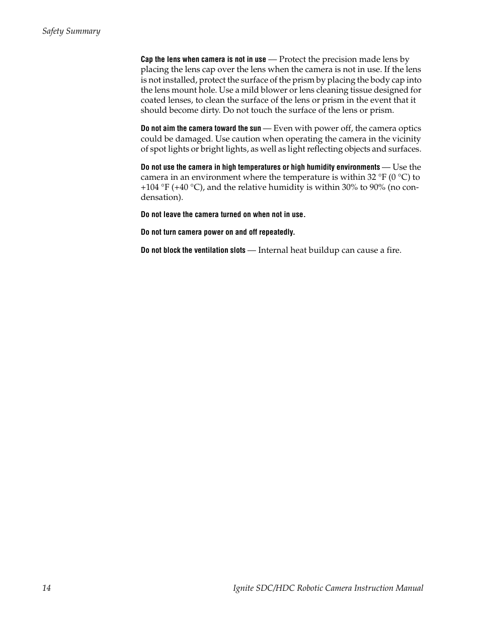 Grass Valley Ignite SDC User Manual | Page 14 / 122