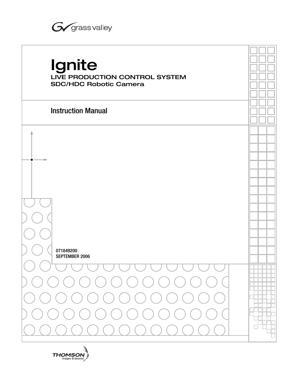 Ignite | Grass Valley Ignite SDC User Manual | Page 3 / 122