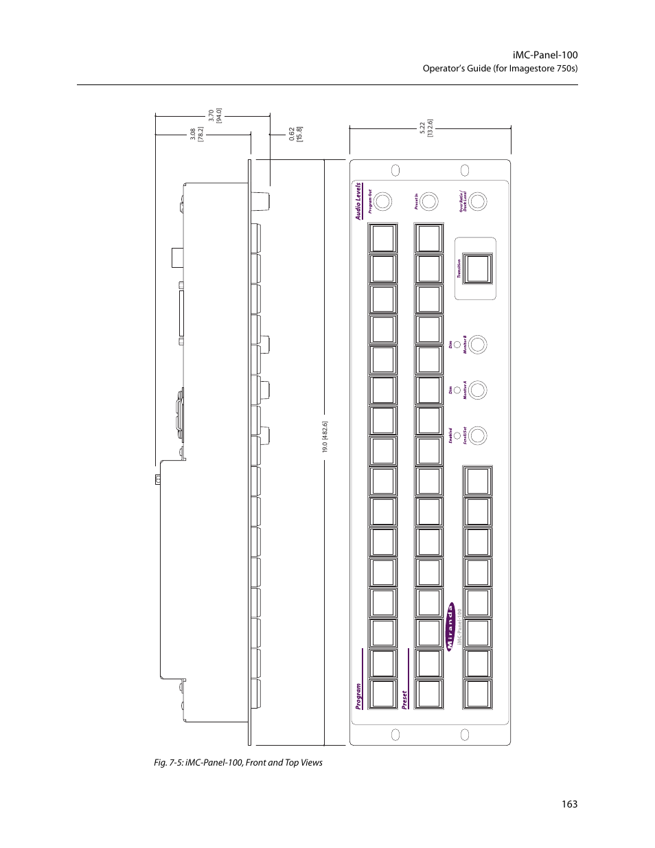 Grass Valley iMC-Panel-100 v.7.2.9.0 User Manual | Page 175 / 190