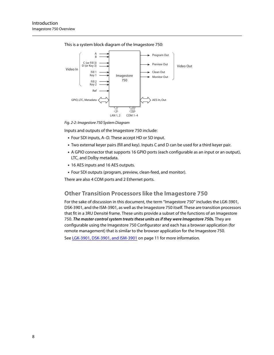 Introduction | Grass Valley iMC-Panel-100 v.7.2.9.0 User Manual | Page 20 / 190