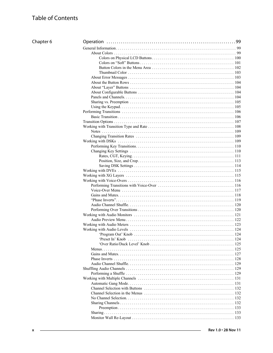 Grass Valley iMC-Panel-100 v.7.0.9.0 User Manual | Page 10 / 174