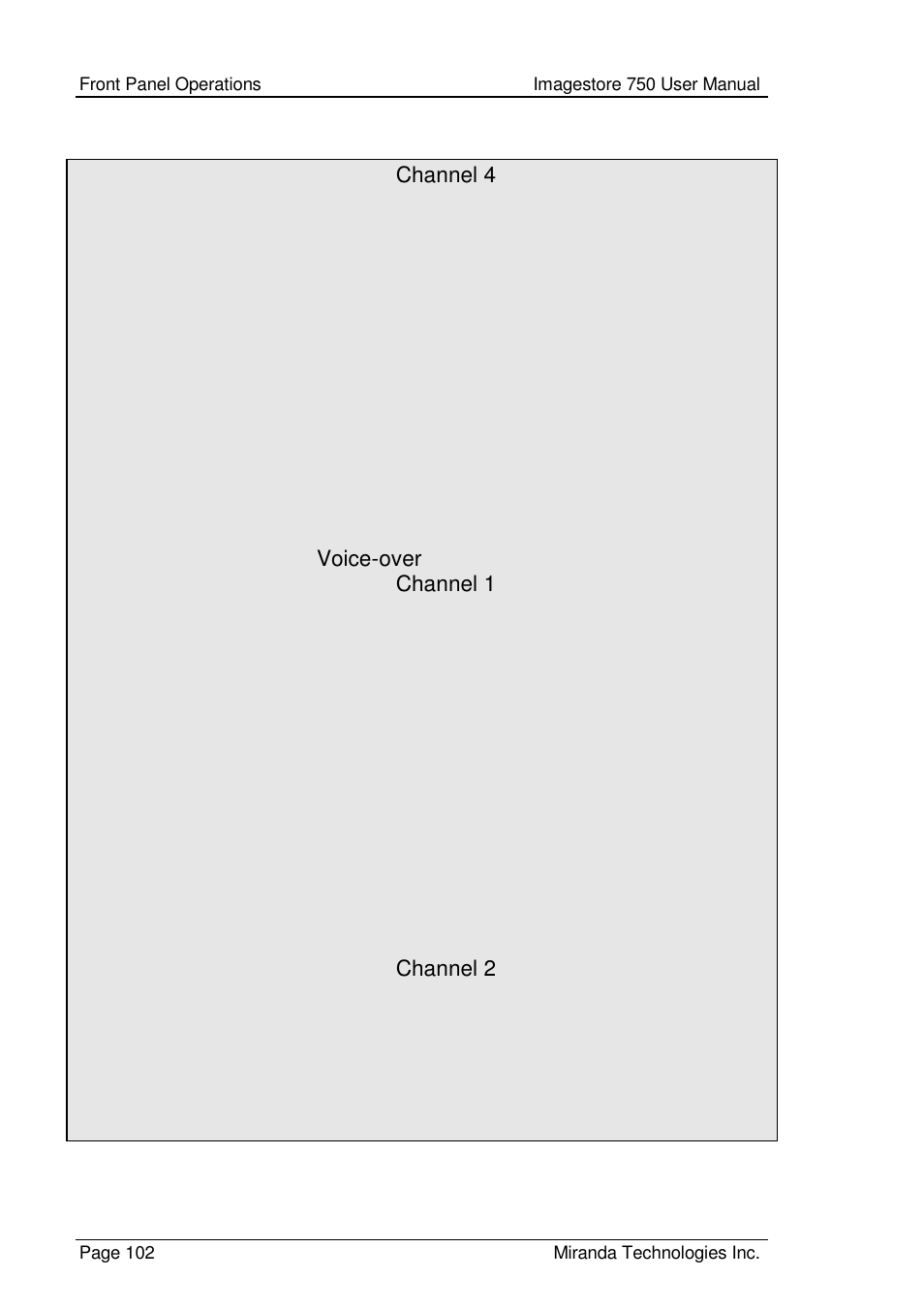 Grass Valley Imagestore 750 v.2.0.1 User Manual | Page 102 / 421