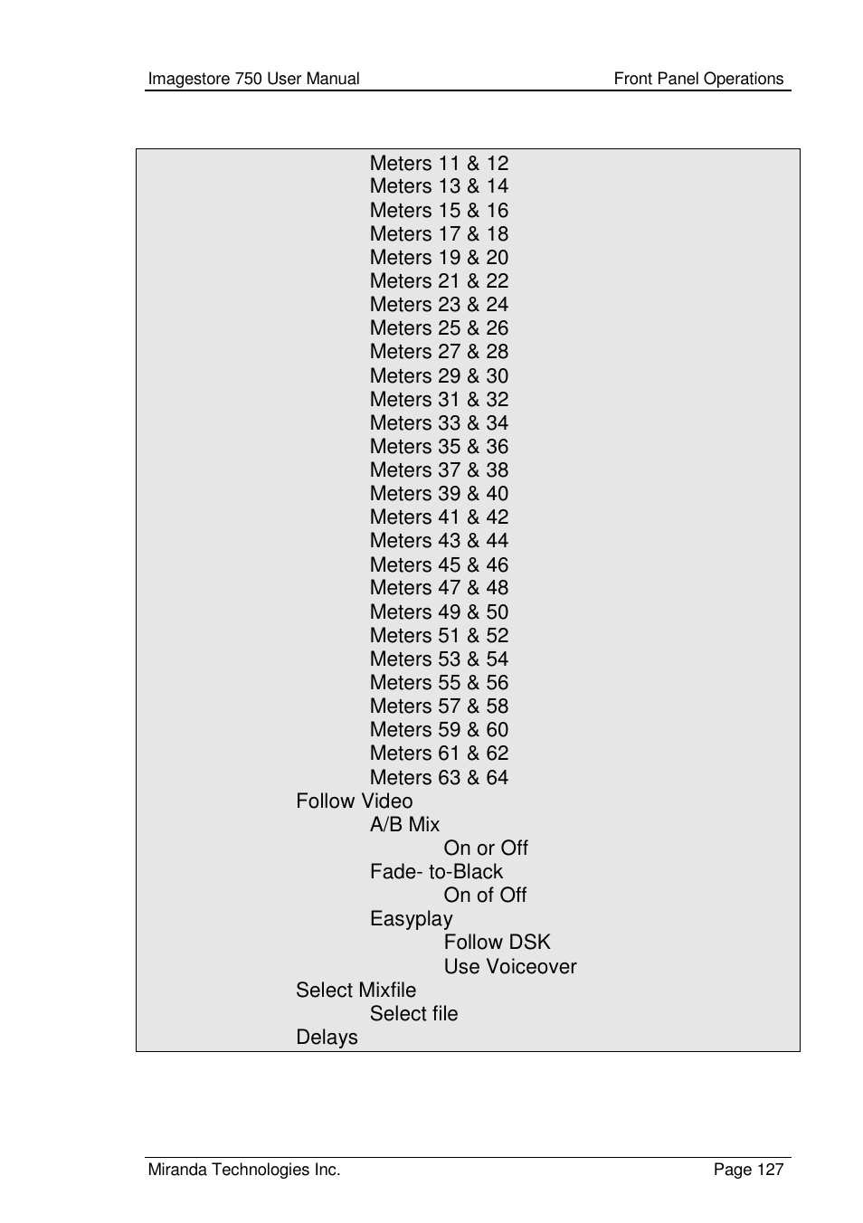 Grass Valley Imagestore 750 v.2.0.1 User Manual | Page 127 / 421