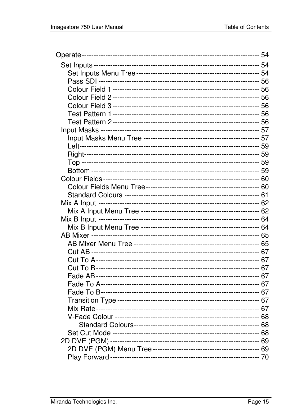 Grass Valley Imagestore 750 v.2.0.1 User Manual | Page 15 / 421