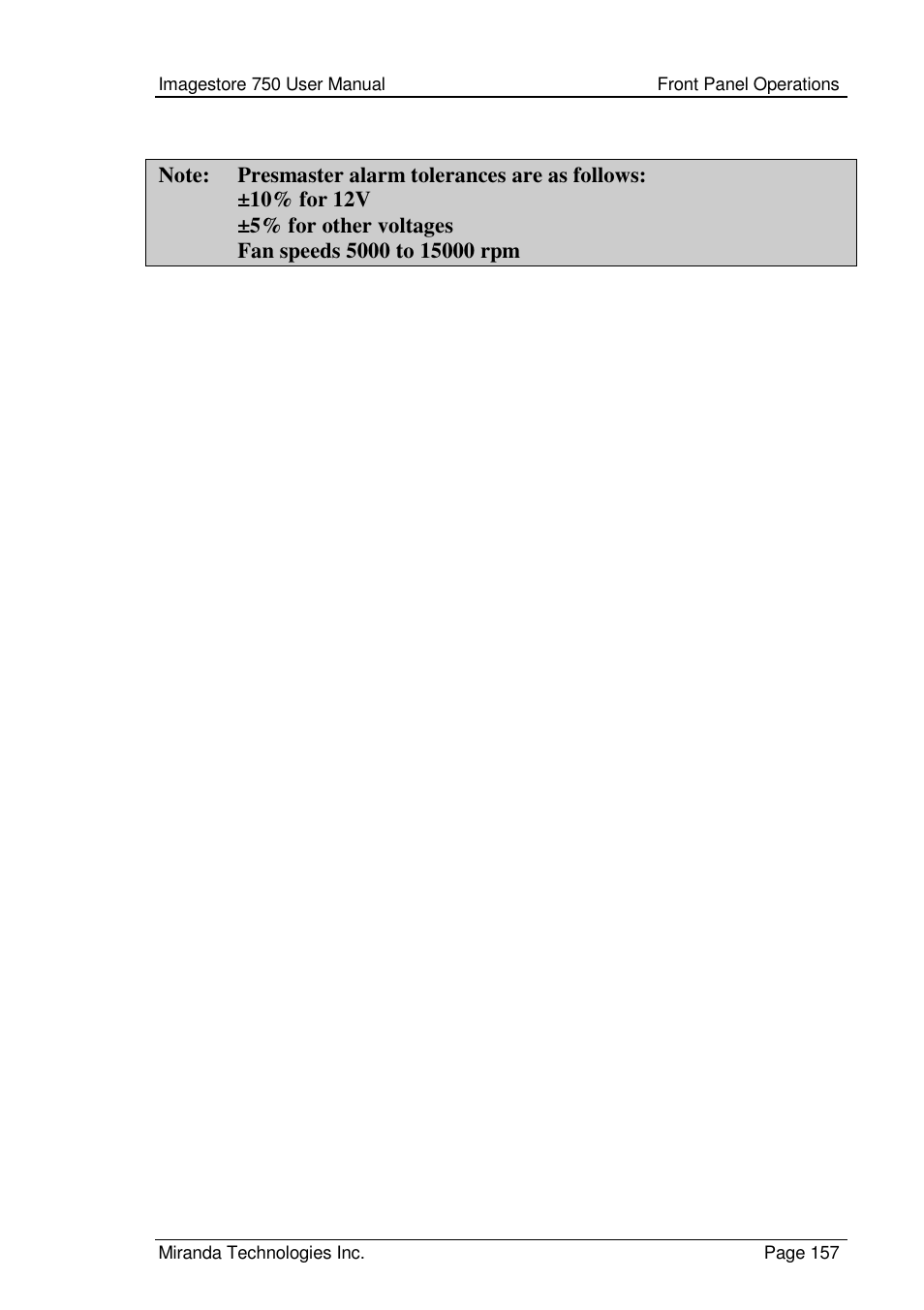Grass Valley Imagestore 750 v.2.0.1 User Manual | Page 157 / 421