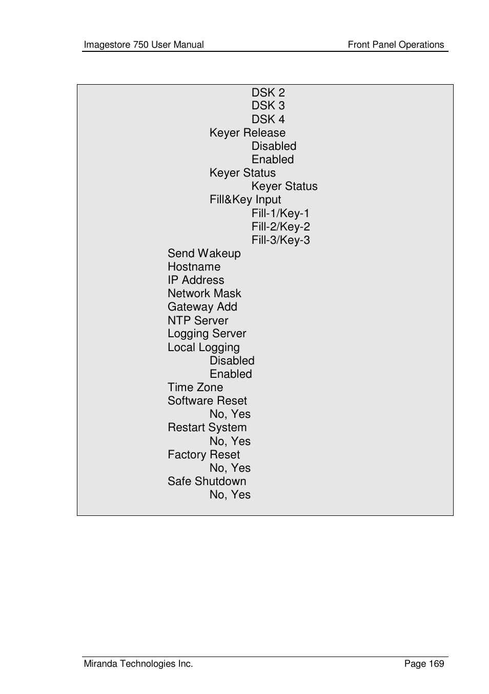 Grass Valley Imagestore 750 v.2.0.1 User Manual | Page 169 / 421
