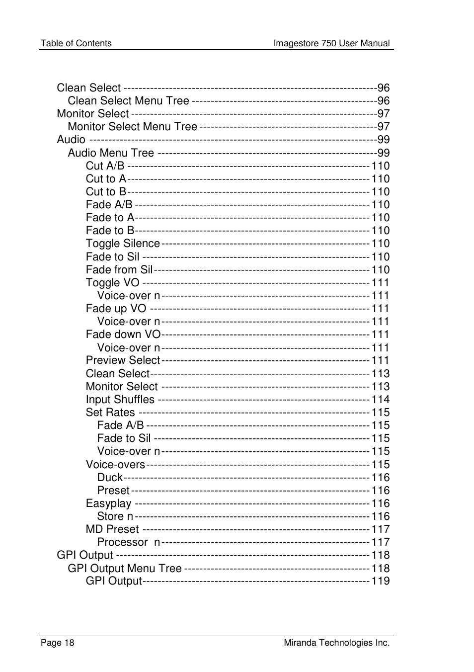 Grass Valley Imagestore 750 v.2.0.1 User Manual | Page 18 / 421
