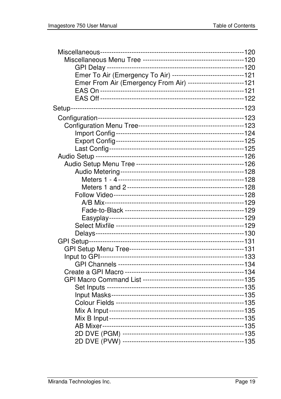 Grass Valley Imagestore 750 v.2.0.1 User Manual | Page 19 / 421