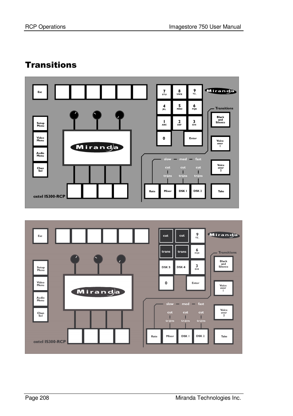 Transitions | Grass Valley Imagestore 750 v.2.0.1 User Manual | Page 208 / 421