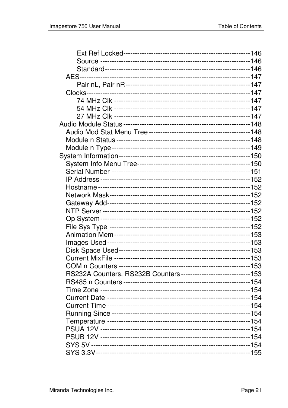 Grass Valley Imagestore 750 v.2.0.1 User Manual | Page 21 / 421