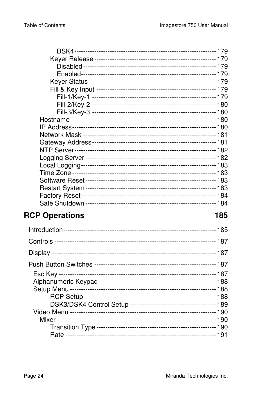 Grass Valley Imagestore 750 v.2.0.1 User Manual | Page 24 / 421