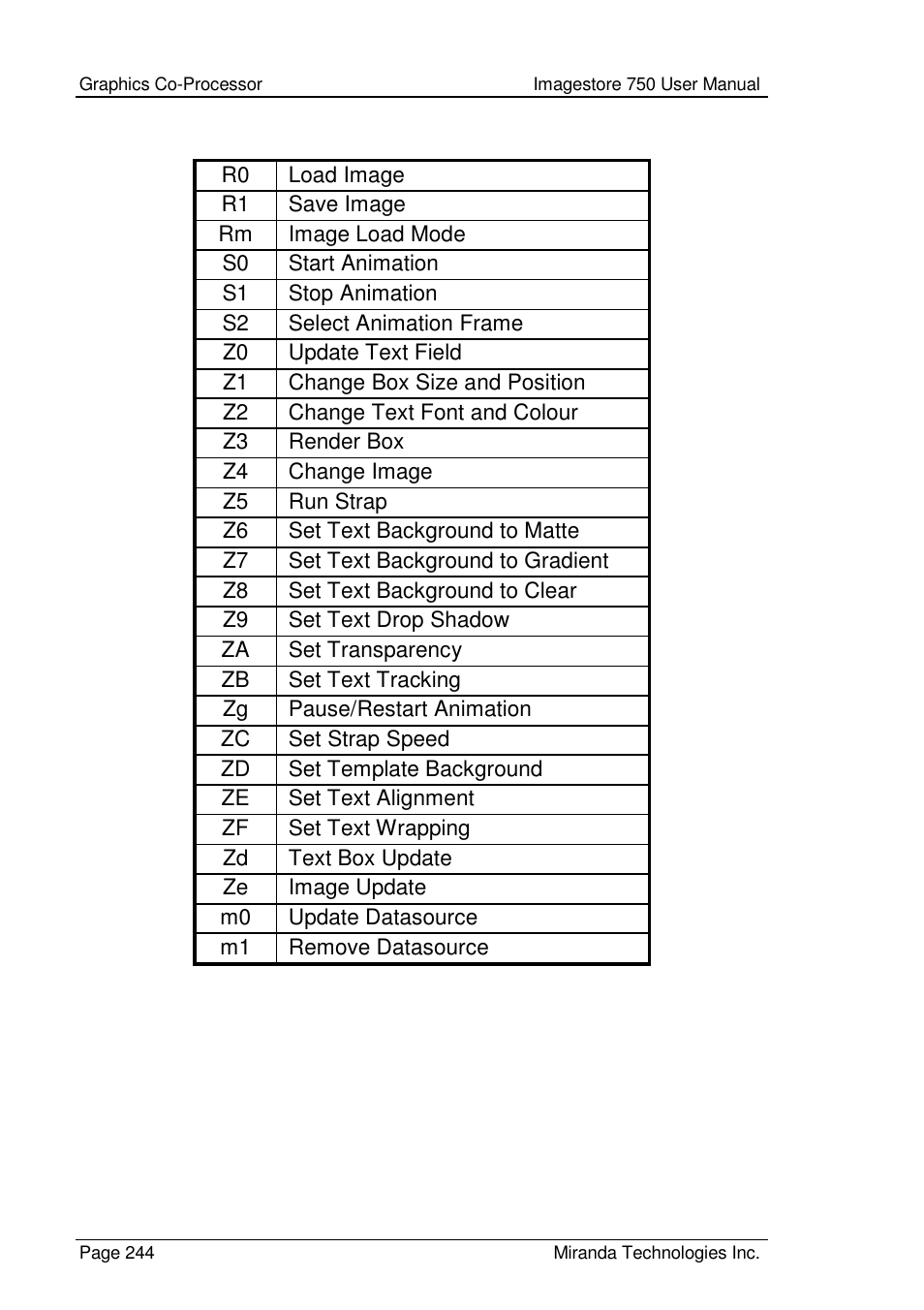 Grass Valley Imagestore 750 v.2.0.1 User Manual | Page 244 / 421