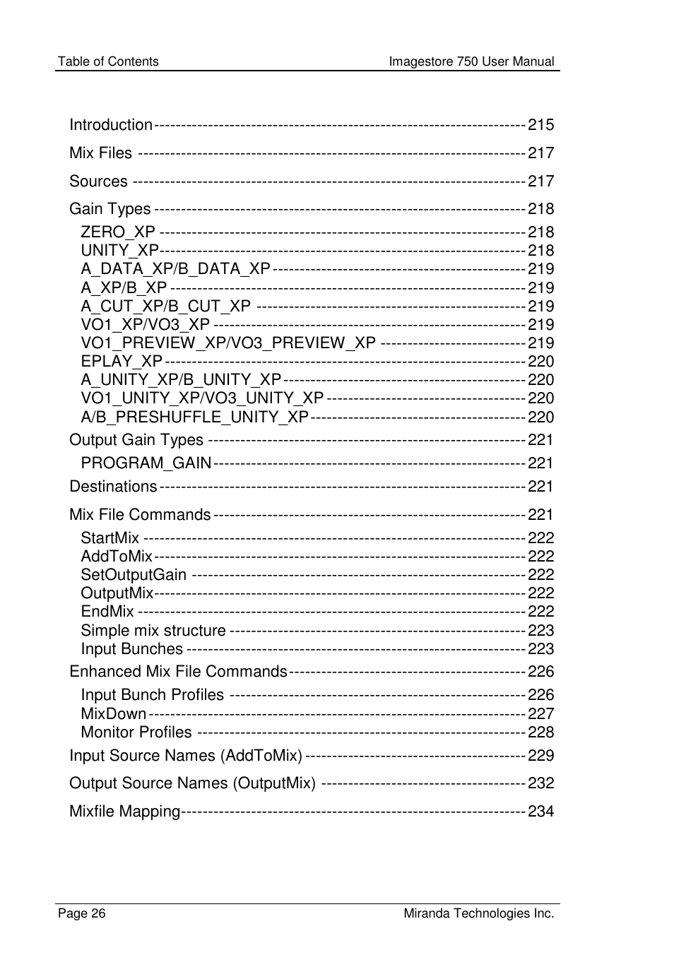 Grass Valley Imagestore 750 v.2.0.1 User Manual | Page 26 / 421