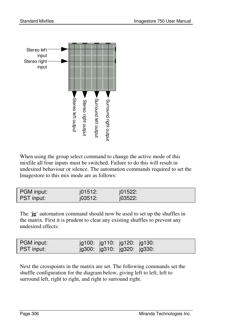 Grass Valley Imagestore 750 v.2.0.1 User Manual | Page 306 / 421